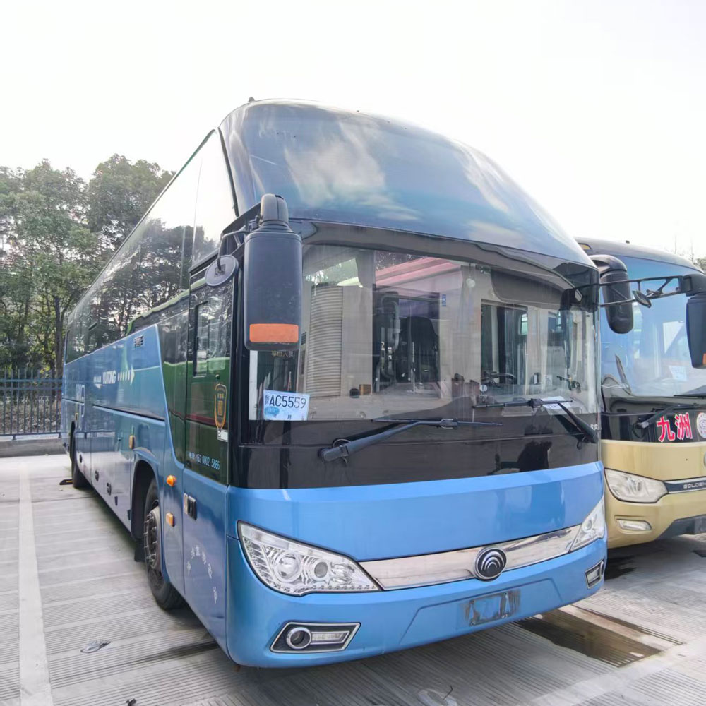 Yutong 53 орындық дизельді қолданылған көк автобус