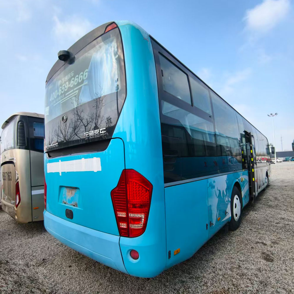 Yutong 53 орындық дизельді қолданылған көк автобус