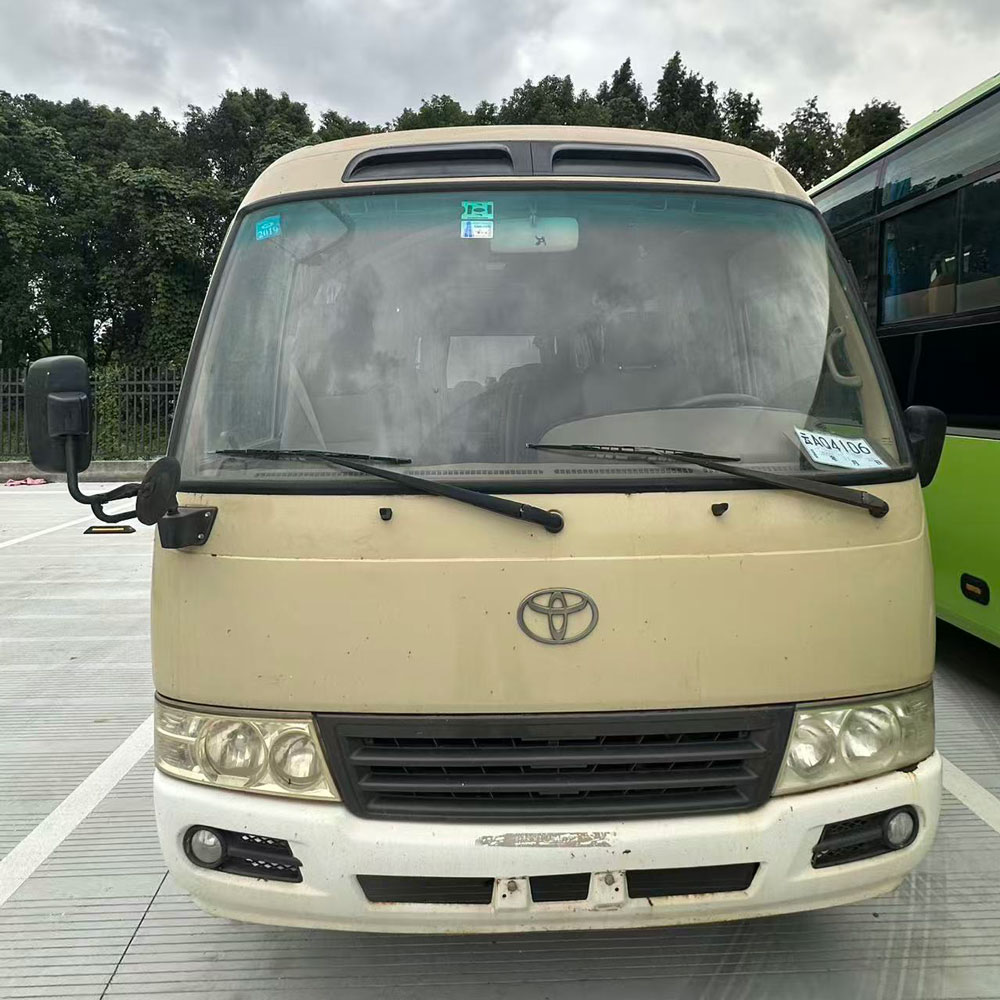 Toyota пайдаланылған Coaster бензин автобусы Toyota пайдаланылған Coaster бензин автобусы